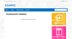 Desktop Screenshot of dsdepo.hu